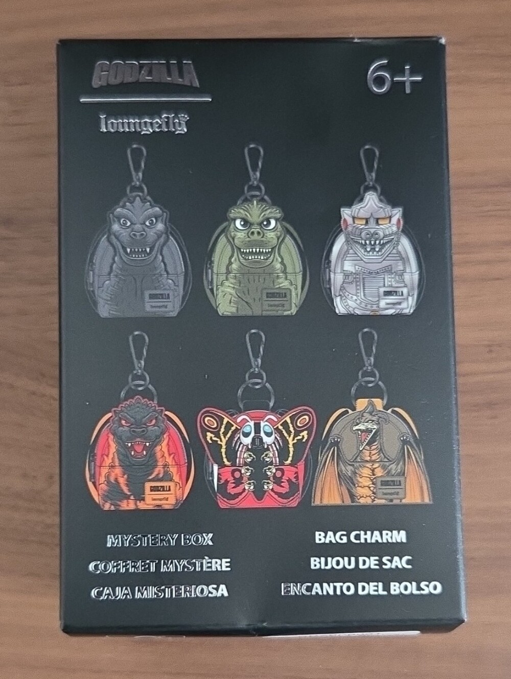Brand New Loungefly Godzilla Mystery Bag Charm